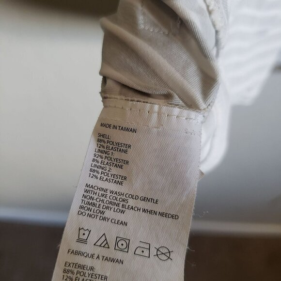 PrAna Striped Filament Tank Top Yoga Criss Cross Back Grey/White Sz Womens Small - Picture 12 of 12